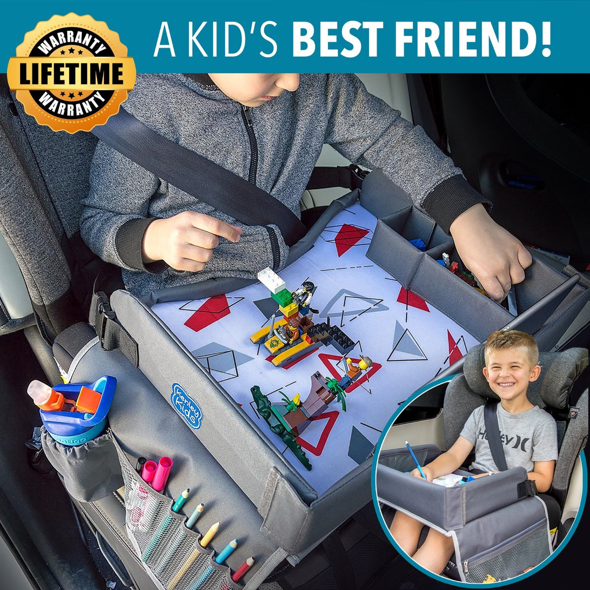 kids travel tray road trips activities